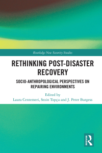 Cover image: Rethinking Post-Disaster Recovery 1st edition 9781032027135