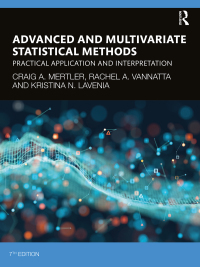 Cover image: Advanced and Multivariate Statistical Methods 7th edition 9780367497477