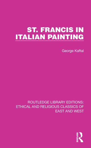Cover image: St. Francis in Italian Painting 1st edition 9781032140759