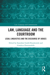 Imagen de portada: Law, Language and the Courtroom 1st edition 9780367721855