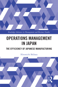 Cover image: Operations Management in Japan 1st edition 9781032030142