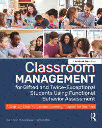 Imagen de portada: Classroom Management for Gifted and Twice-Exceptional Students Using Functional Behavior Assessment 1st edition 9781646320875