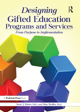 Imagen de portada: Designing Gifted Education Programs and Services 1st edition 9781618216809
