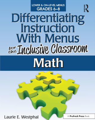 Cover image: Differentiating Instruction With Menus for the Inclusive Classroom 1st edition 9781593639648