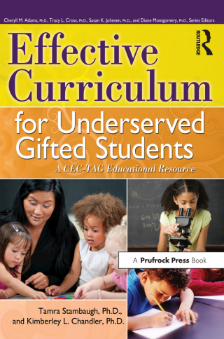 Immagine di copertina: Effective Curriculum for Underserved Gifted Students 1st edition 9781593638429