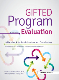 Imagen de portada: Gifted Program Evaluation 2nd edition 9781618218490