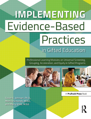 Cover image: Implementing Evidence-Based Practices in Gifted Education 1st edition 9781646321971