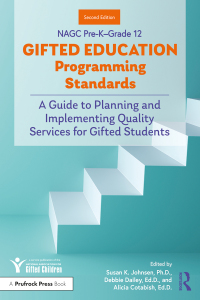 Cover image: NAGC Pre-K–Grade 12 Gifted Education Programming Standards 2nd edition 9781032144979