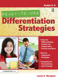 Omslagafbeelding: Ready-to-Use Differentiation Strategies 1st edition 9781593638382