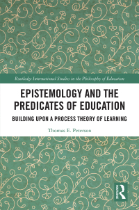 Titelbild: Epistemology and the Predicates of Education 1st edition 9780367785529