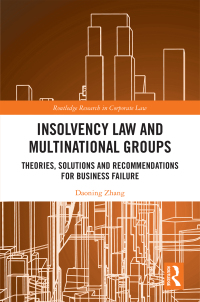 Omslagafbeelding: Insolvency Law and Multinational Groups 1st edition 9781032240732
