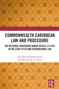 Omslagafbeelding: Commonwealth Caribbean Law and Procedure 1st edition 9781032240725