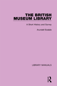 Imagen de portada: The British Museum Library 1st edition 9781032133058