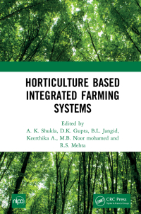 Imagen de portada: Horticulture Based Integrated Farming Systems 1st edition 9781032158228