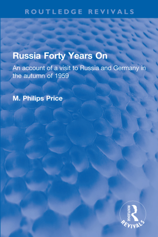 Cover image: Russia Forty Years On 1st edition 9781032152295