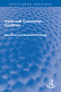 Cover image: Trade with Communist Countries 1st edition 9781032152622