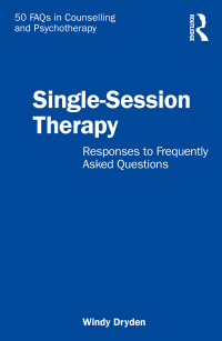 Cover image: Single-Session Therapy 1st edition 9781032157368