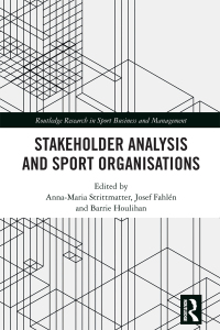 Cover image: Stakeholder Analysis and Sport Organisations 1st edition 9780367630164