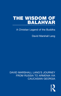 Cover image: The Wisdom of Balahvar 1st edition 9781032168739