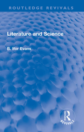 Cover image: Literature and Science 1st edition 9781032169132