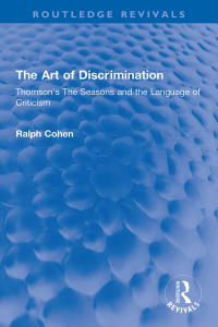 Immagine di copertina: The Art of Discrimination 1st edition 9781032169354