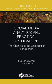 Cover image: Social Media Analytics and Practical Applications 1st edition 9781032051390