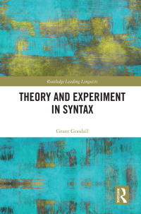 Cover image: Theory and Experiment in Syntax 1st edition 9780367749026