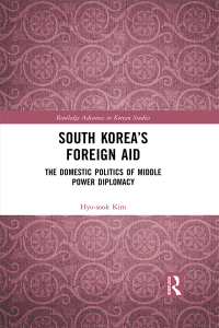 Omslagafbeelding: South Korea’s Foreign Aid 1st edition 9781032180656