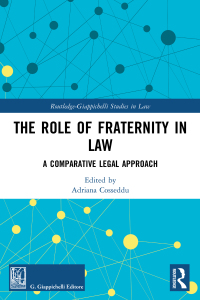 Imagen de portada: The Role of Fraternity in Law 1st edition 9781032063898