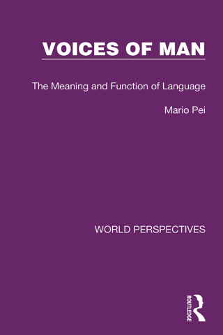 Cover image: Voices of Man 1st edition 9781032181394