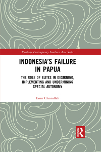 Cover image: Indonesia’s Failure in Papua 1st edition 9781032059310