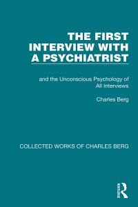 Imagen de portada: The First Interview with a Psychiatrist 1st edition 9781032171166