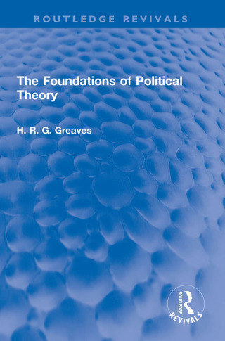 Omslagafbeelding: The Foundations of Political Theory 1st edition 9781032184555