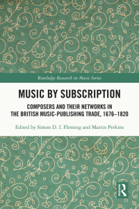 Cover image: Music by Subscription 1st edition 9780367756833