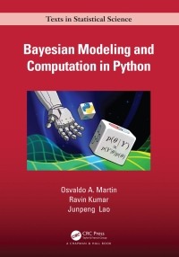 Cover image: Bayesian Modeling and Computation in Python 1st edition 9780367894368