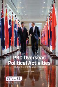 Cover image: PRC Overseas Political Activities 1st edition 9781032152073