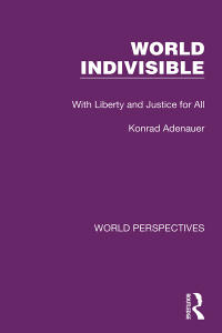 Omslagafbeelding: World Indivisible 1st edition 9781032186856