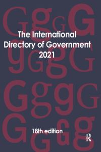 Imagen de portada: The International Directory of Government 2021 18th edition 9780367694760