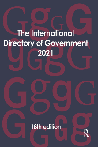 Cover image: The International Directory of Government 2021 18th edition 9780367694760