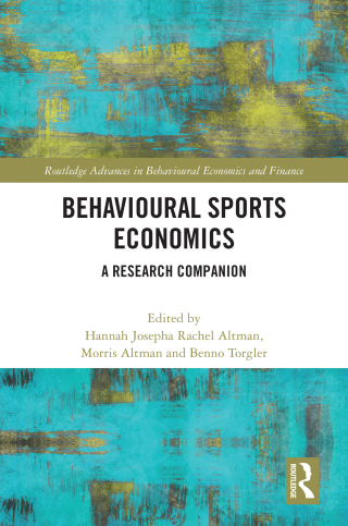 Cover image: Behavioural Sports Economics 1st edition 9780367531874