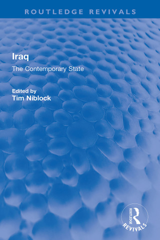 Imagen de portada: Iraq 1st edition 9781032180687