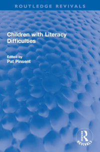 Cover image: Children with Literacy Difficulties 1st edition 9781032180731