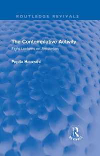 Cover image: The Contemplative Activity 1st edition 9781032195124