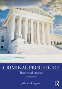Cover image: Criminal Procedure 3rd edition 9780367371722