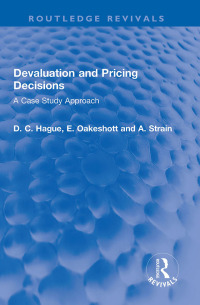 Cover image: Devaluation and Pricing Decisions 1st edition 9781032198248