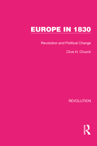 Titelbild: Europe in 1830 1st edition 9781032130903