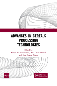 Cover image: Advances in Cereals Processing Technologies 1st edition 9781032198453