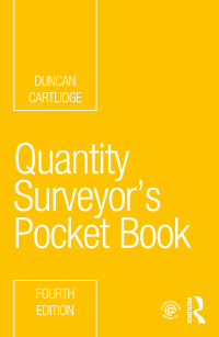 Cover image: Quantity Surveyor's Pocket Book 4th edition 9781032061443