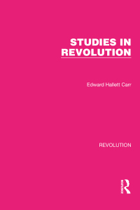 Imagen de portada: Studies in Revolution 1st edition 9781032171333