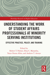 Imagen de portada: Understanding the Work of Student Affairs Professionals at Minority Serving Institutions 1st edition 9780367561024